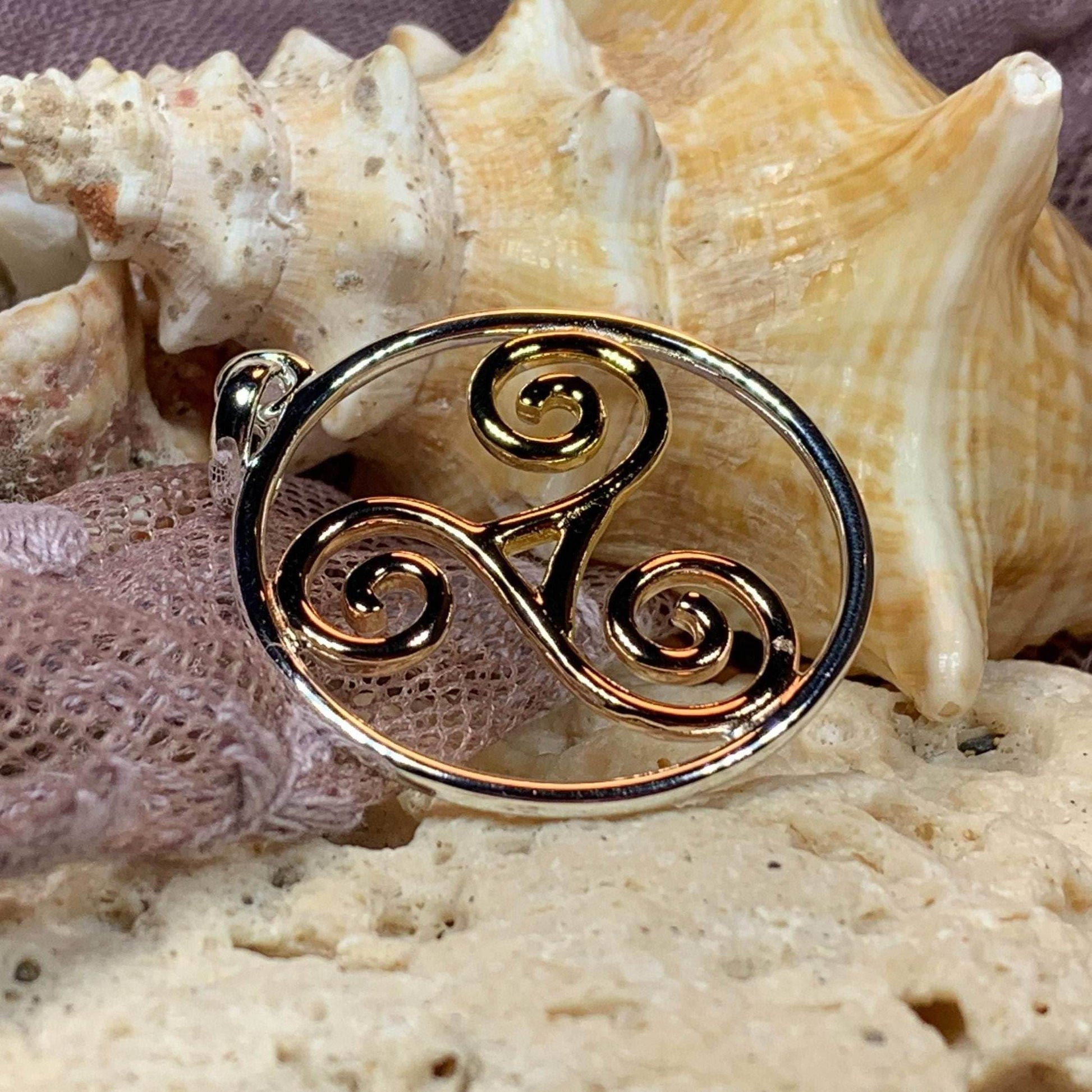 Arawn Celtic Spiral Necklace - 18