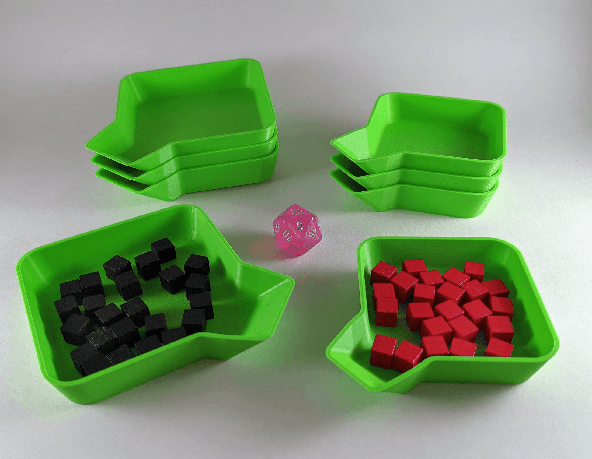 Stackable Board Game Organizer (4 pack) - Tier 1 / Small (60mm)