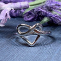 Celtic Forever Heart Ring - 4