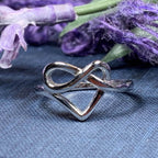 Celtic Forever Heart Ring - 4