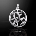 Round Yoga Pose Necklace