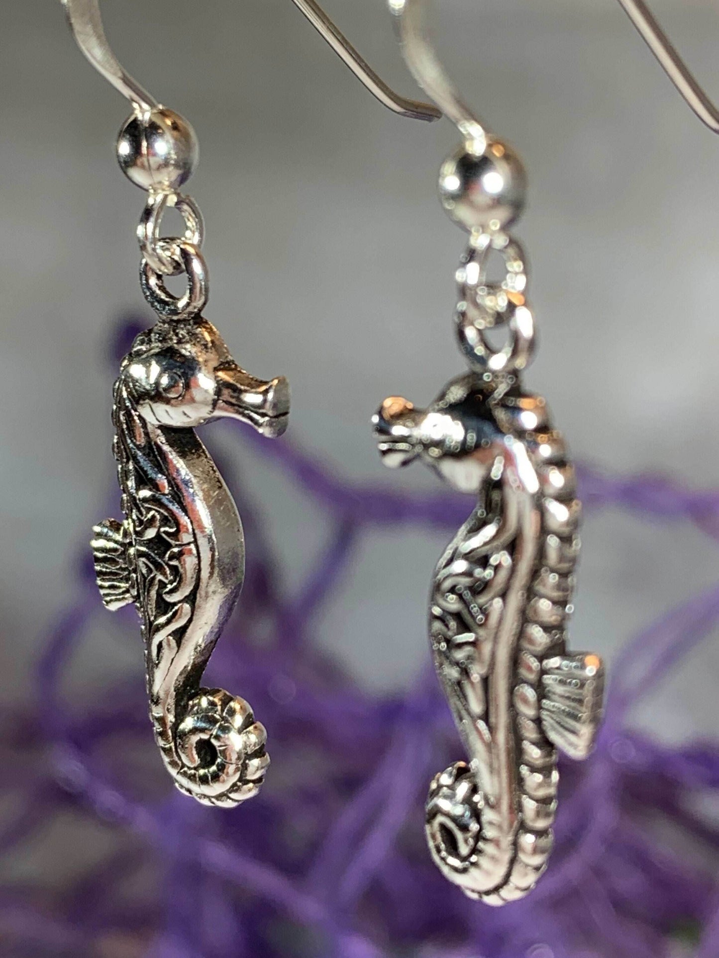 Seadrifter Celtic Seahorse Earrings - 