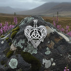 Celtic Raven Lovers Necklace