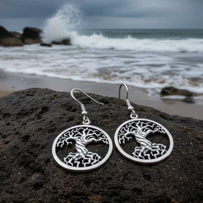 Deep Roots Tree of Life Earrings