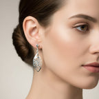 Marquise Trinity Knot Earrings