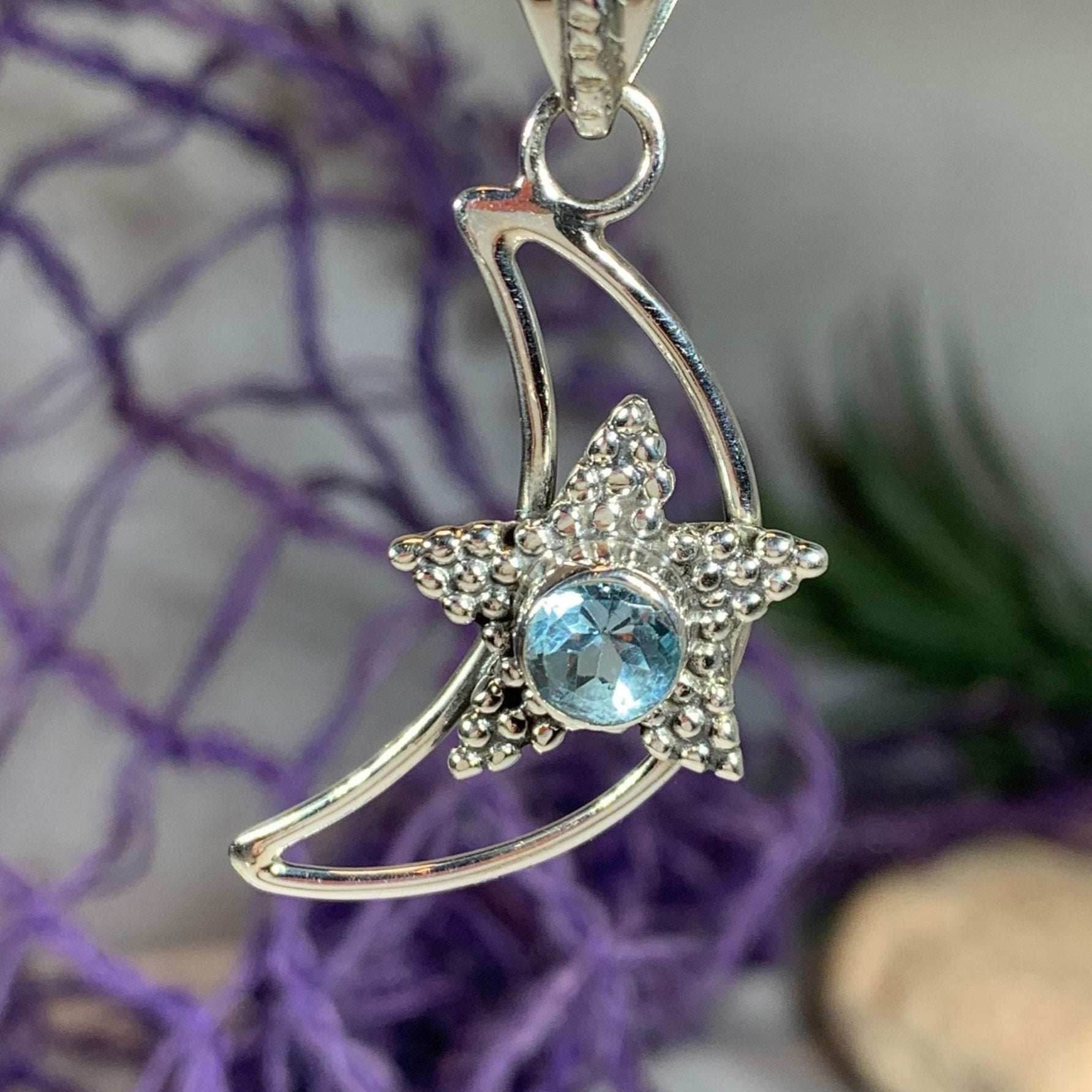 Starry Moon Necklace - 