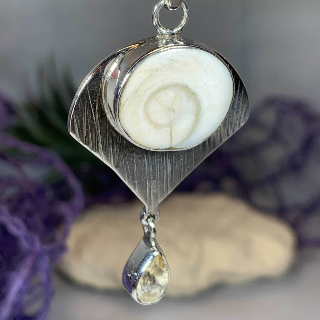 Shiva Shell Citrine Necklace - 