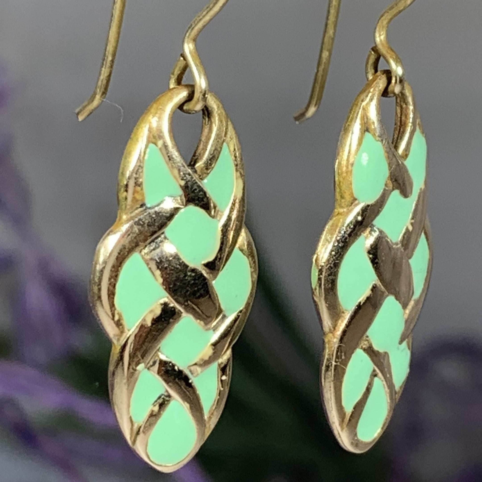 Pastel Celtic Knot Earrings - 