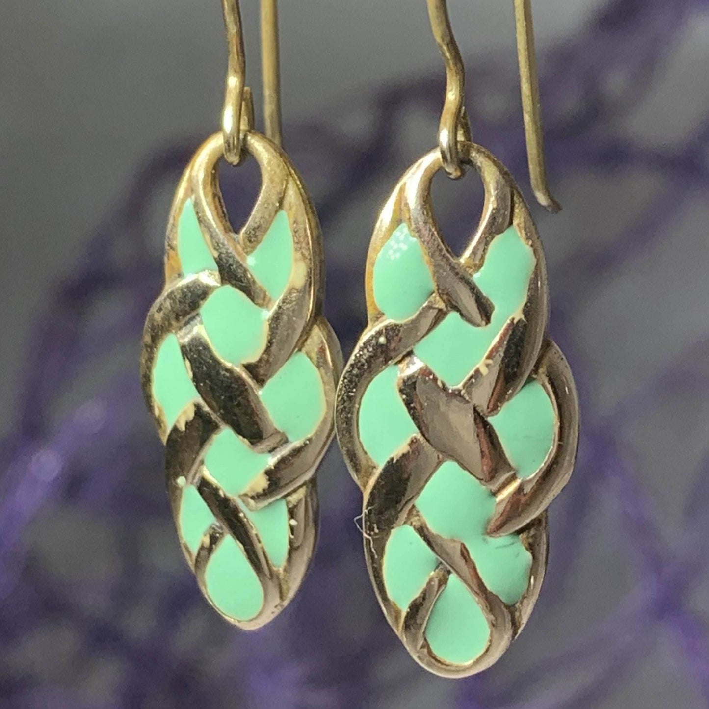 Pastel Celtic Knot Earrings - 