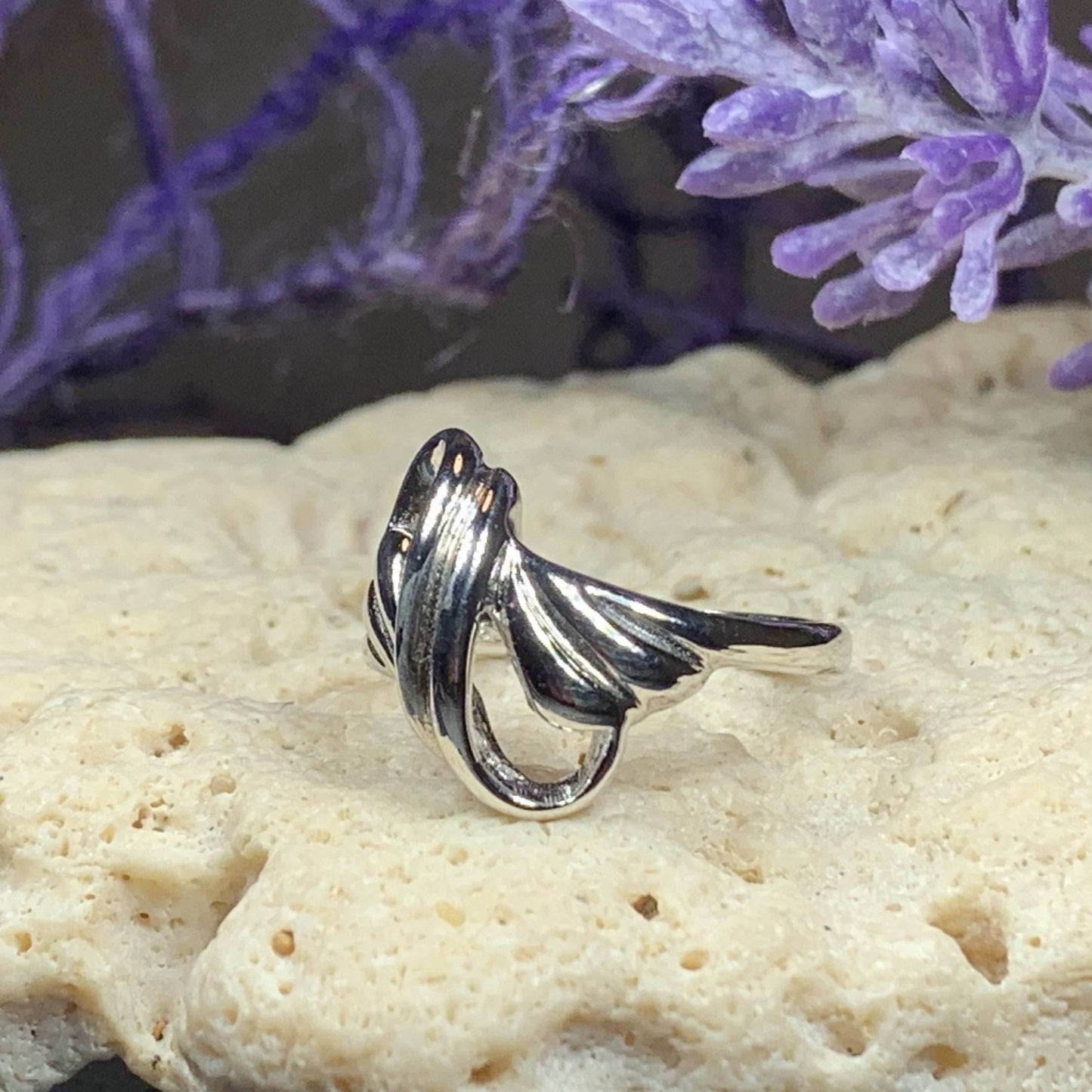 Celtic Knot Swirl Ring - 5