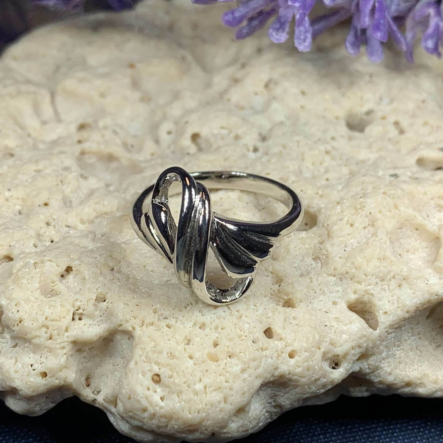 Celtic Knot Swirl Ring - 5