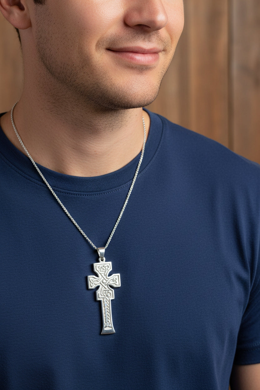 Mura Celtic Cross Necklace