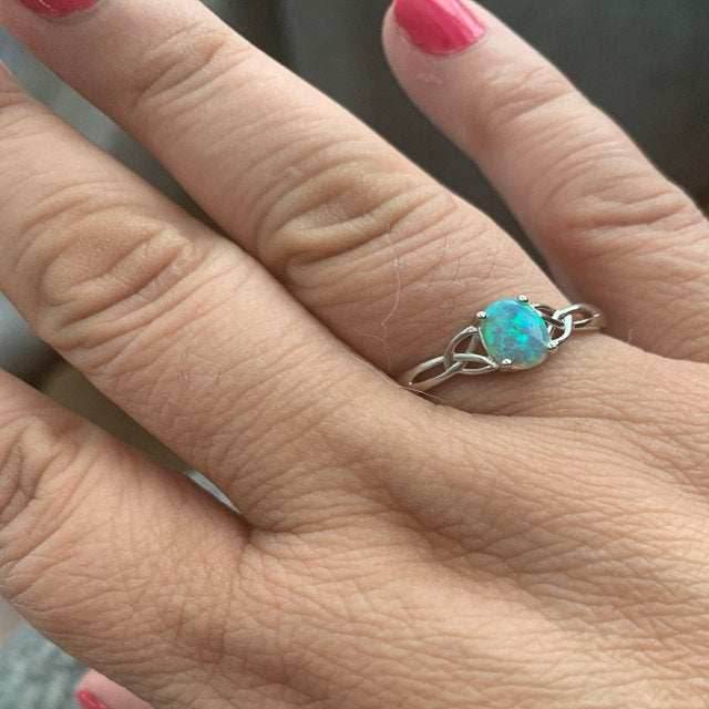 Irish Rain Celtic Ring - 4