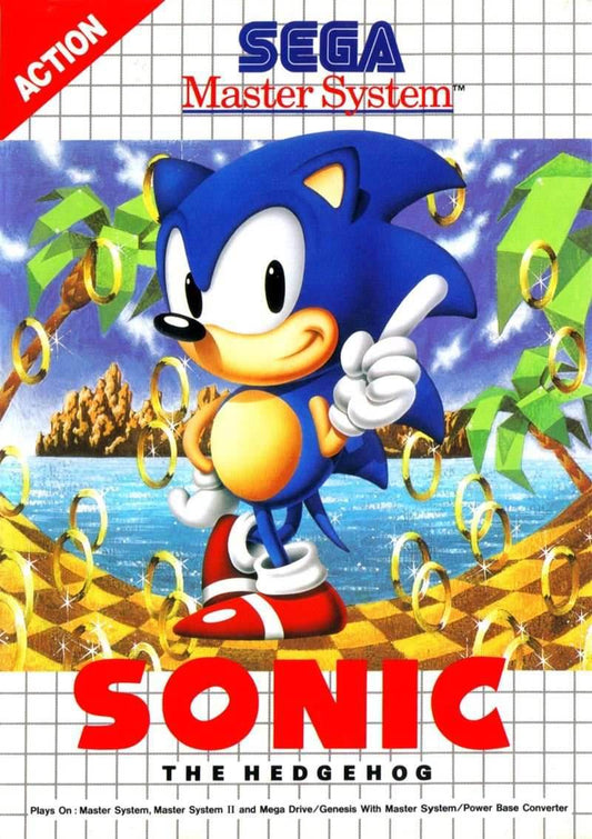 Sonic the Hedgehog (US Version) (Sega Master System) - Game Manual Only