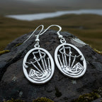 Celtic Bagpipes Earrings