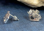 Invergarry Thistle Flower Earrings - 