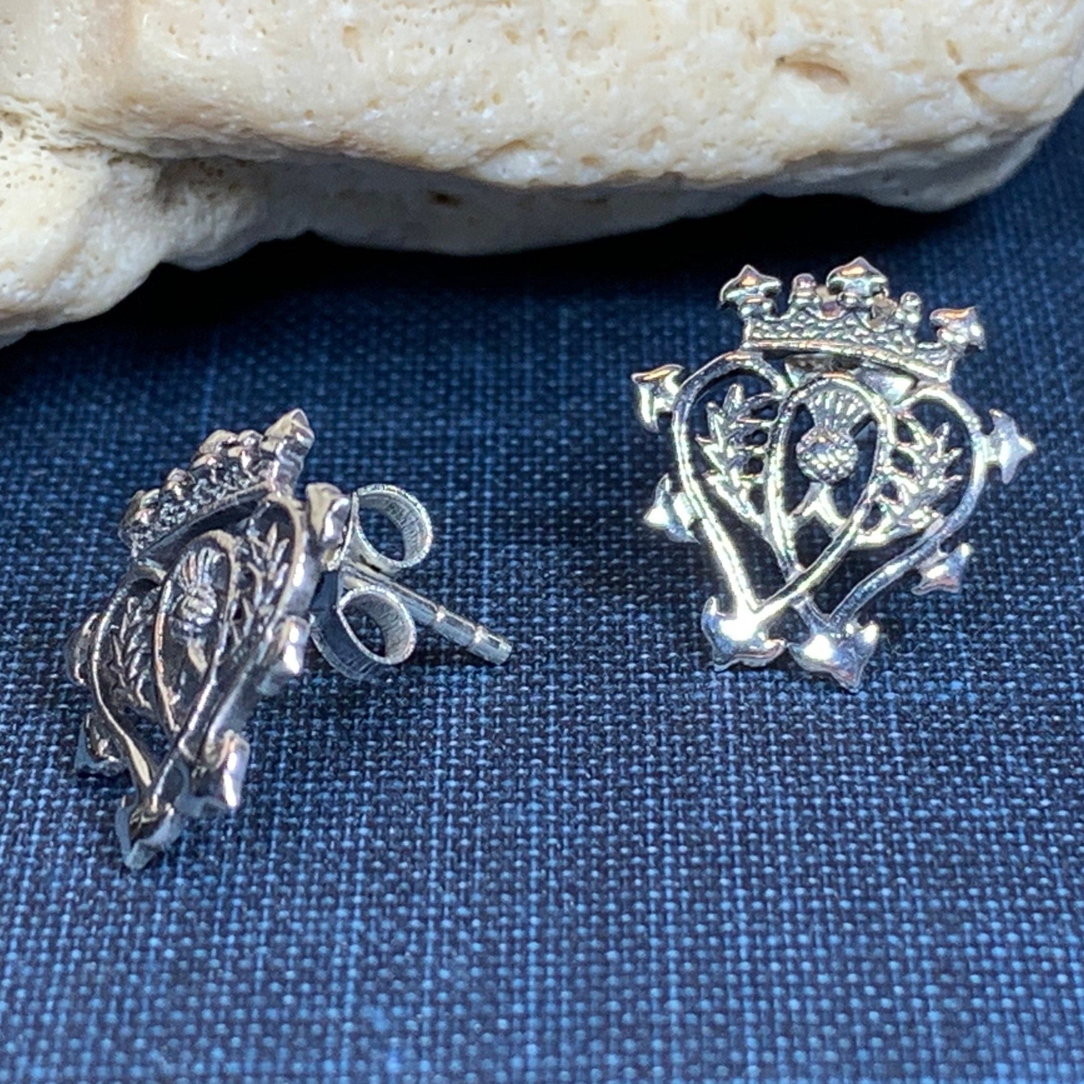 Luckenbooth Post Earrings