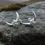 Moon & Stars Post Earrings