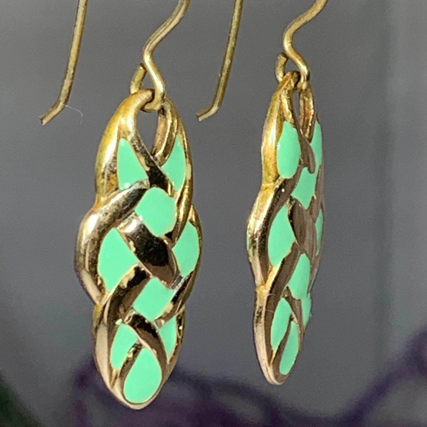 Pastel Celtic Knot Earrings - 