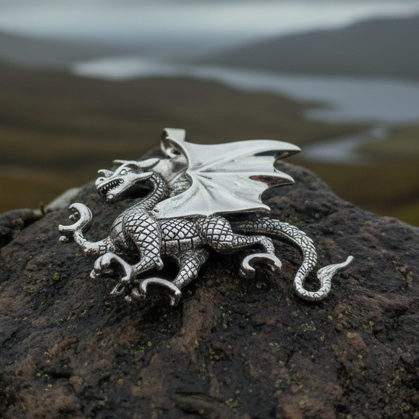 Gothic Dragon Necklace