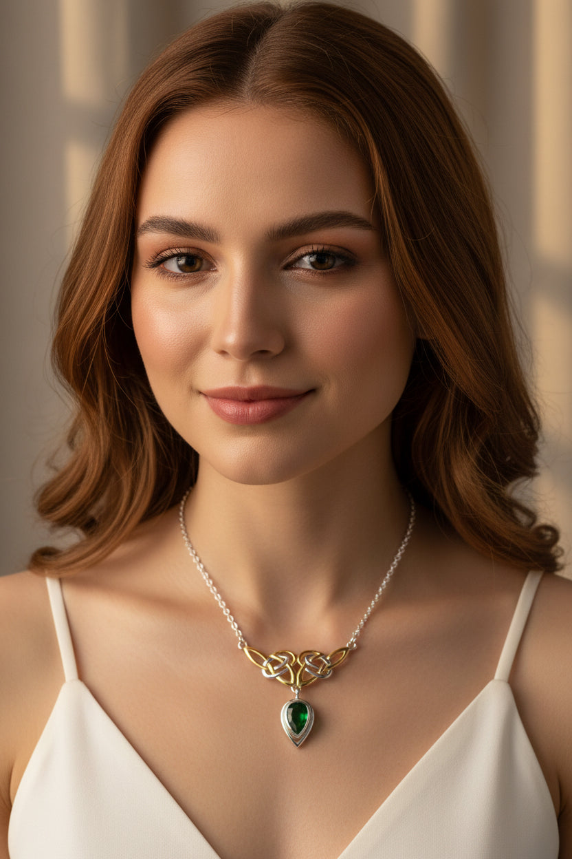 Celtic Double Knot Necklace