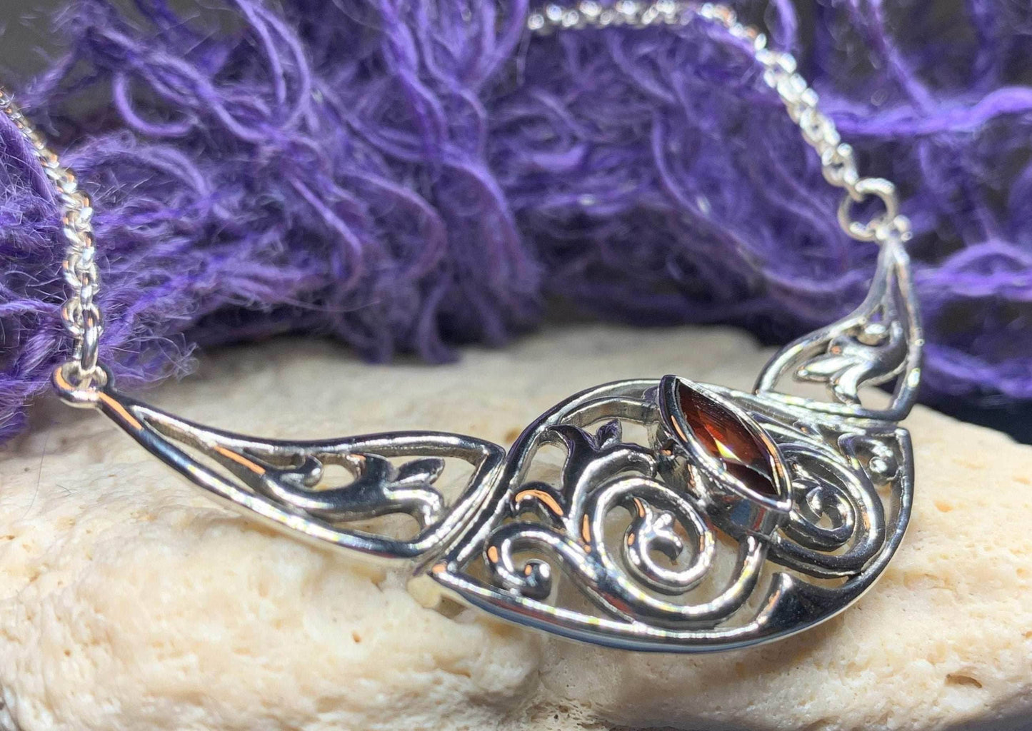Celtic Elegance Necklace - Topaz