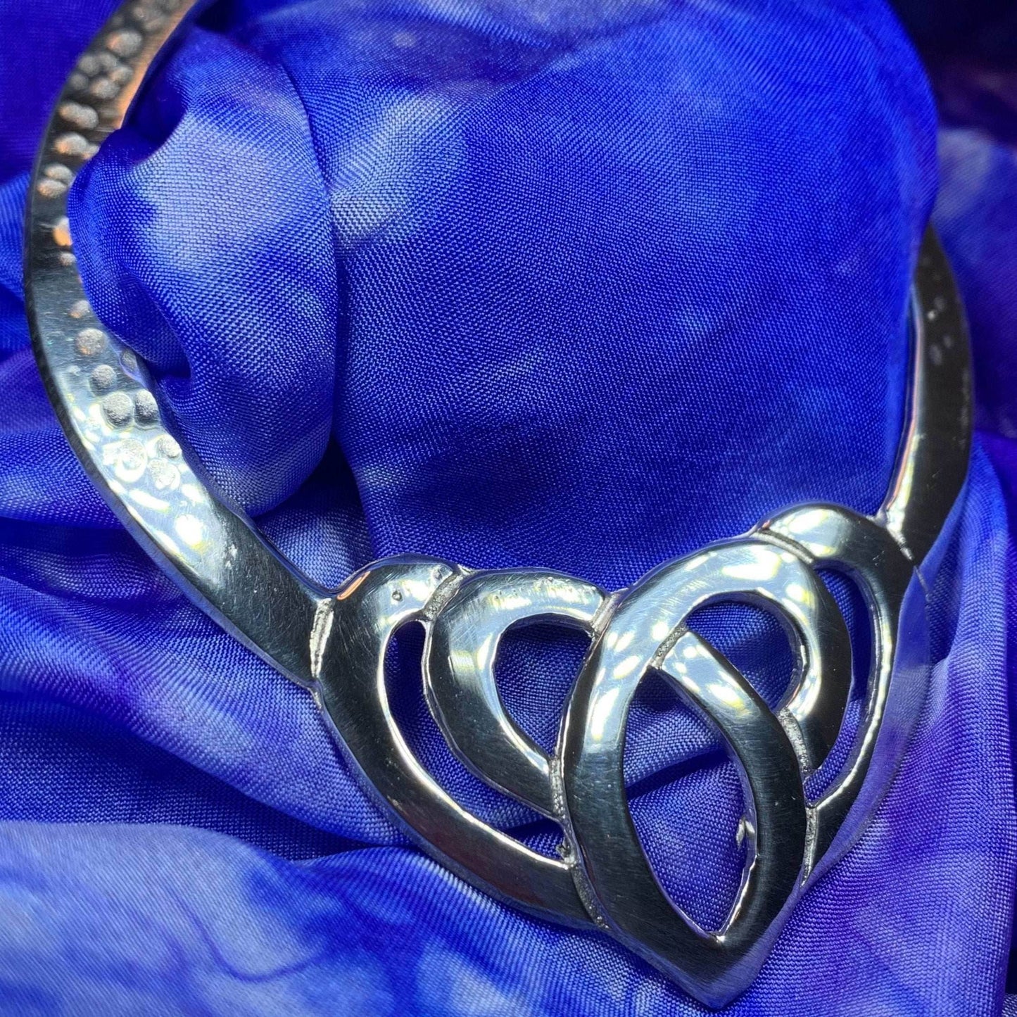 Celtic Heart Scarf Ring - 