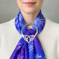 Celtic Heart Scarf Ring