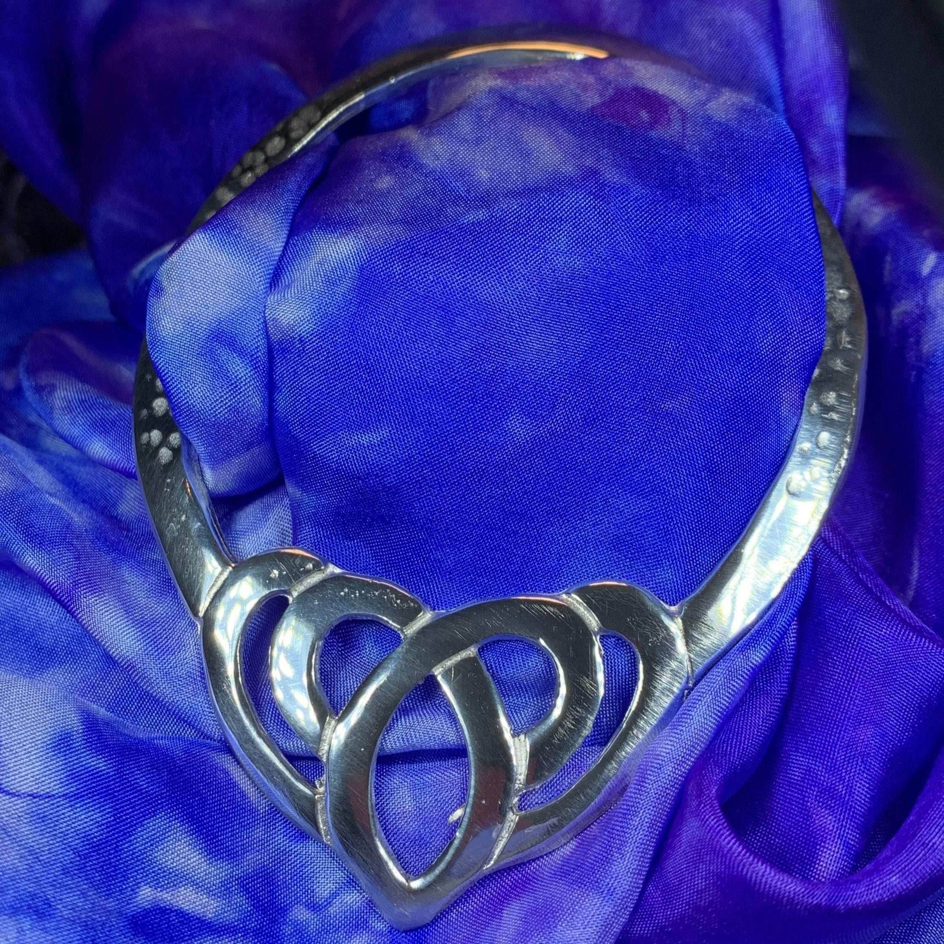 Celtic Heart Scarf Ring - 