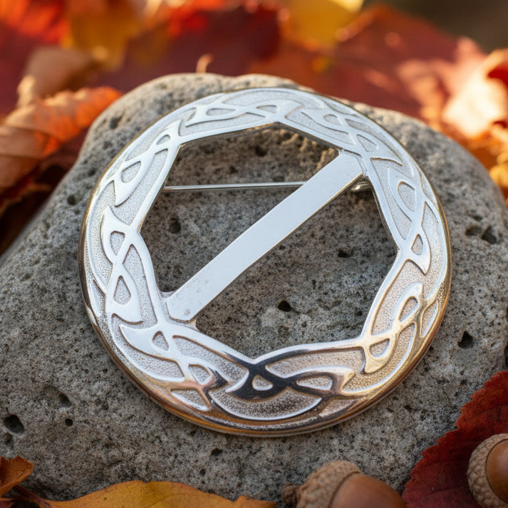 Large Celtic Knot Scarf Ring