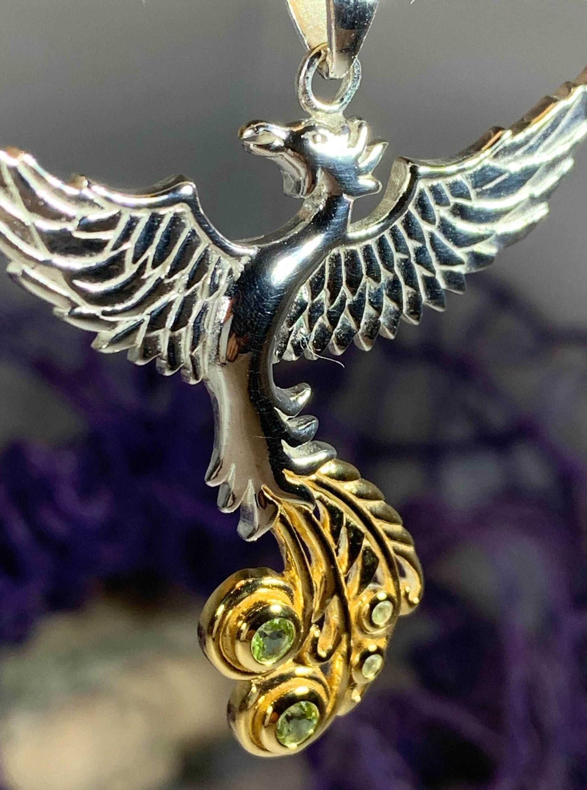 Phoenix Gemstone Necklace - Amethyst