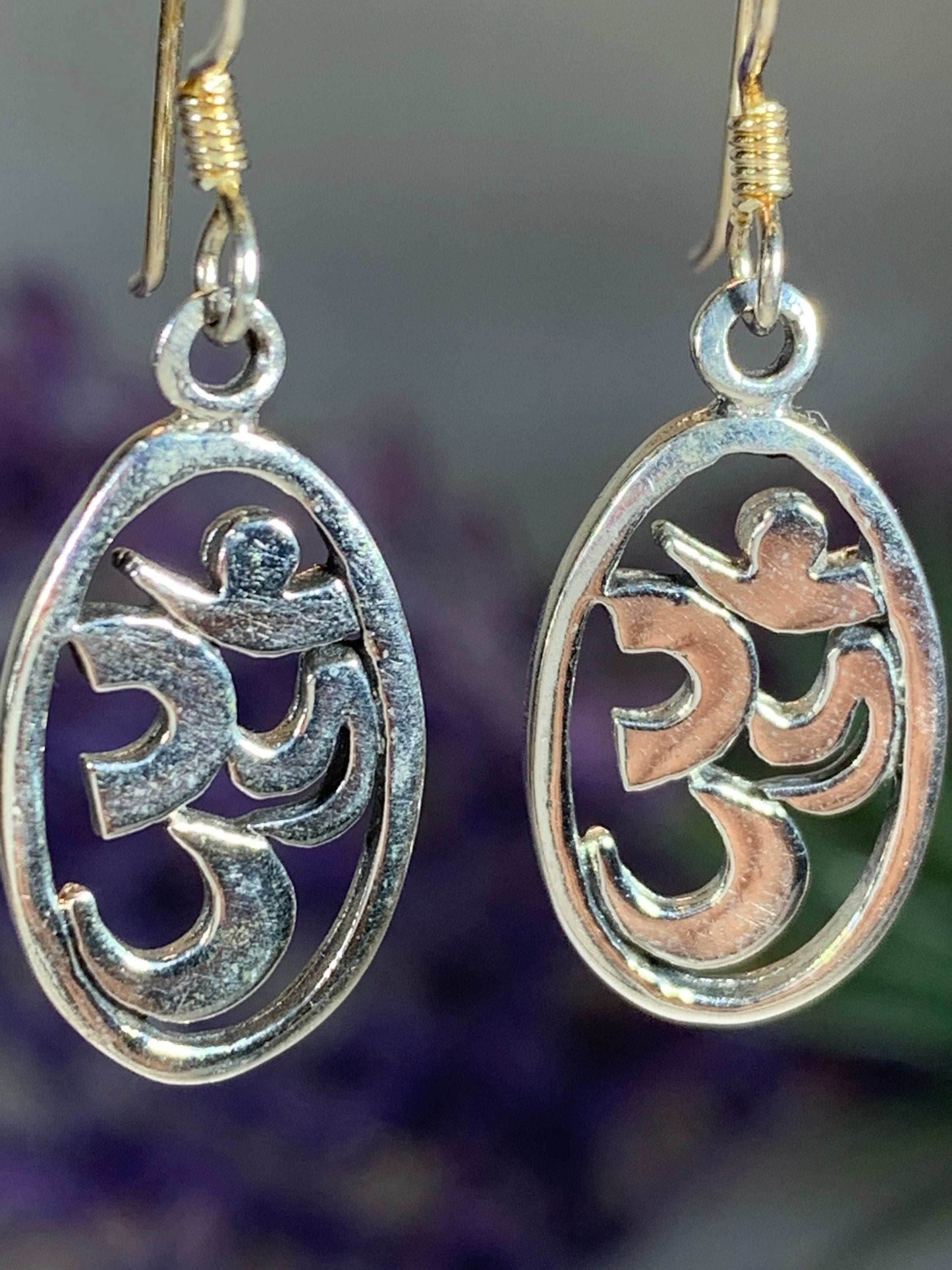 Petite Om Earrings - 