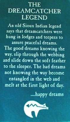 Turquoise Dreamcatcher Necklace - 