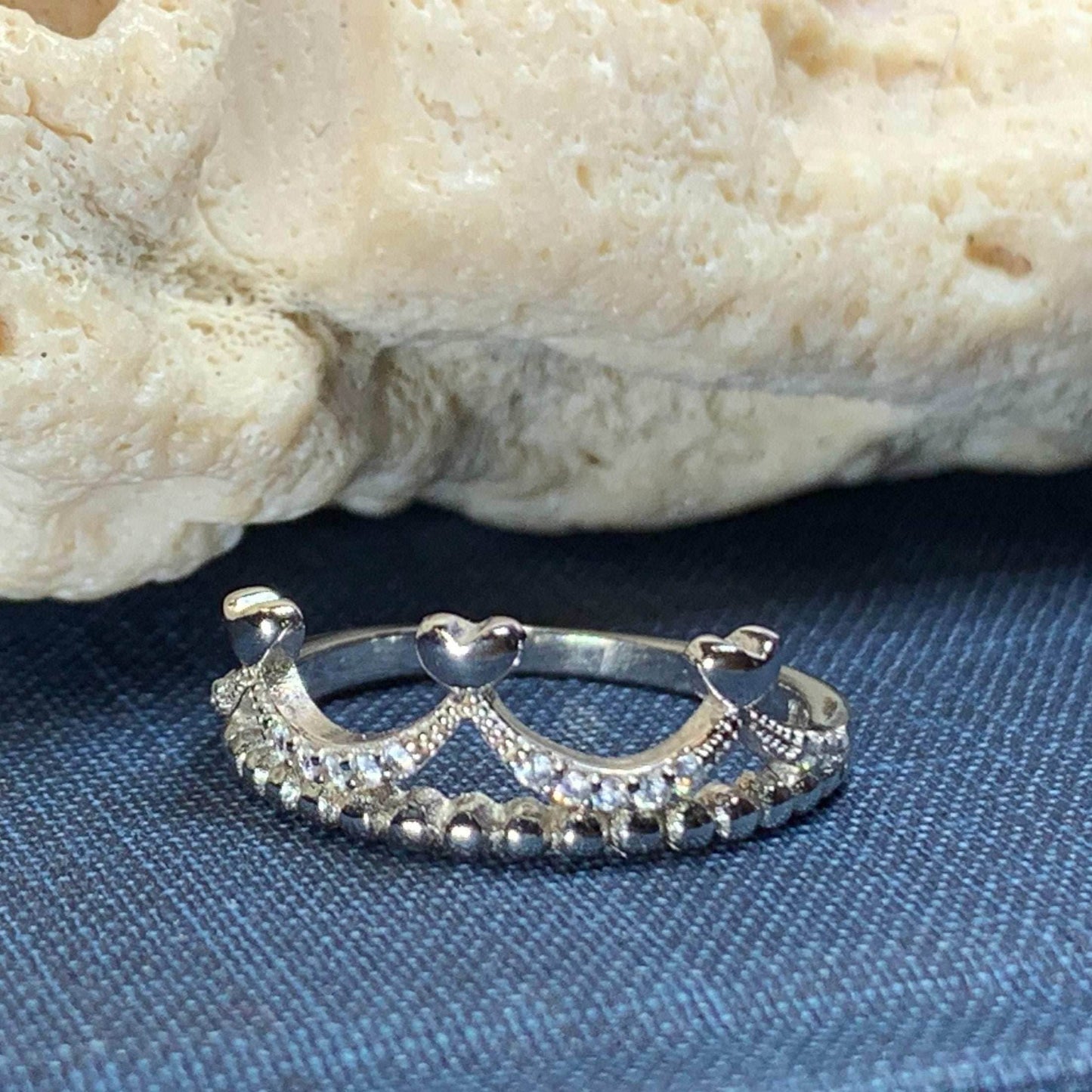 Crown Sparkle Ring - 4