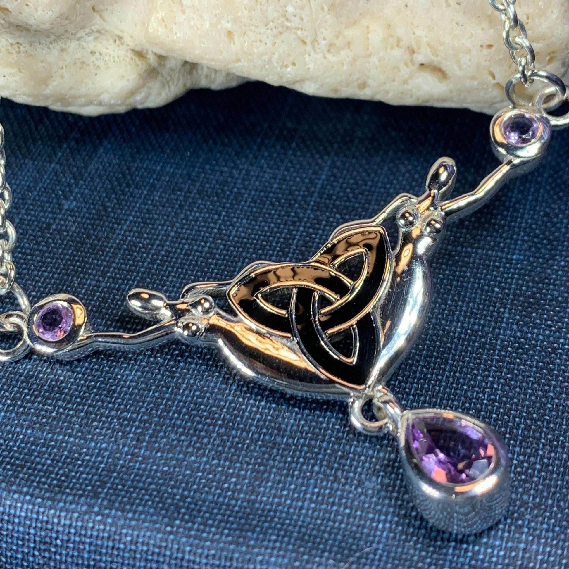 Trinity Knot Goddess Necklace - 
