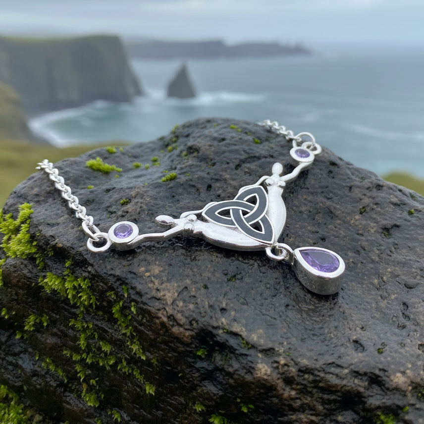 Trinity Knot Goddess Necklace