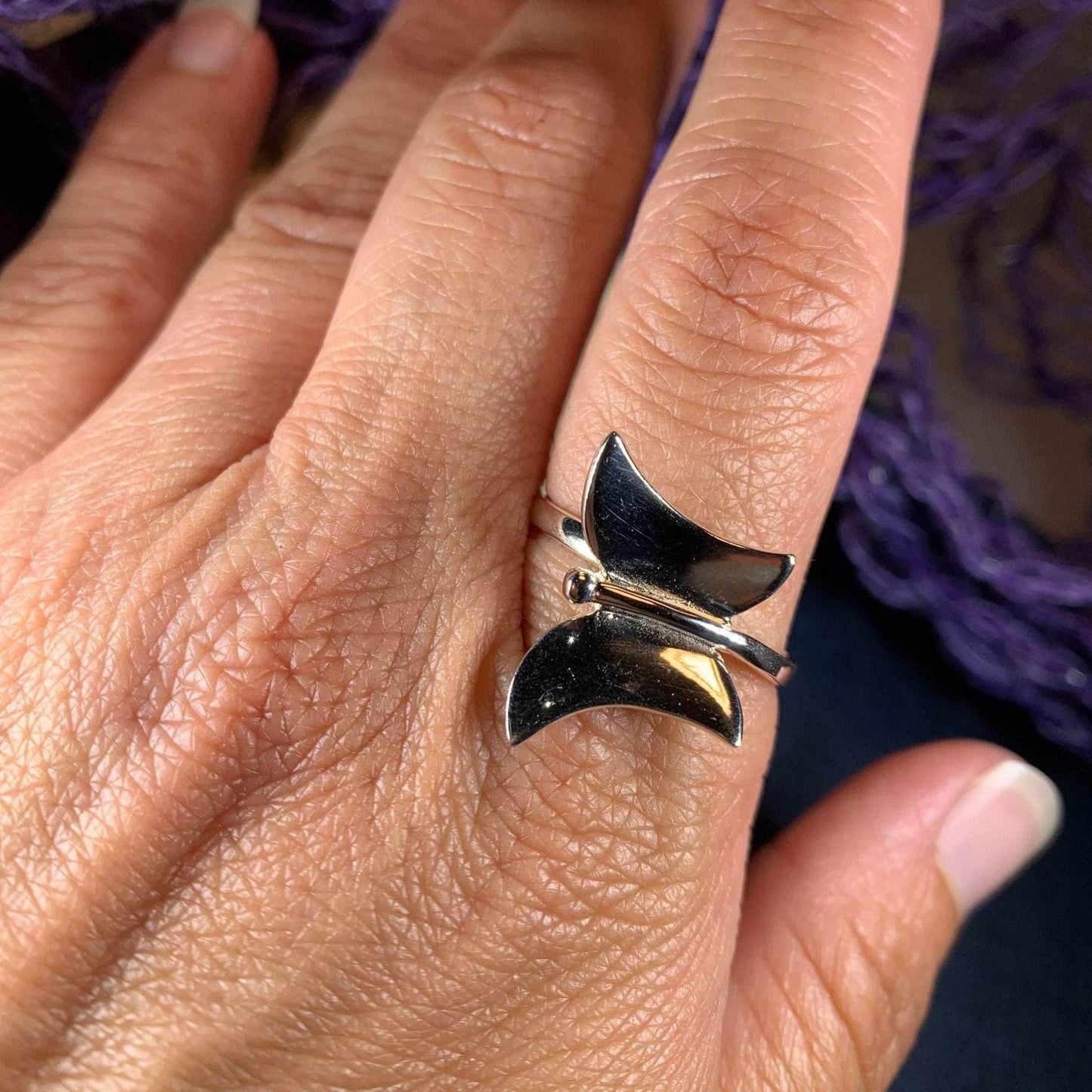 Modern Butterfly Ring - 6