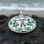 Black Forest Green Man Necklace