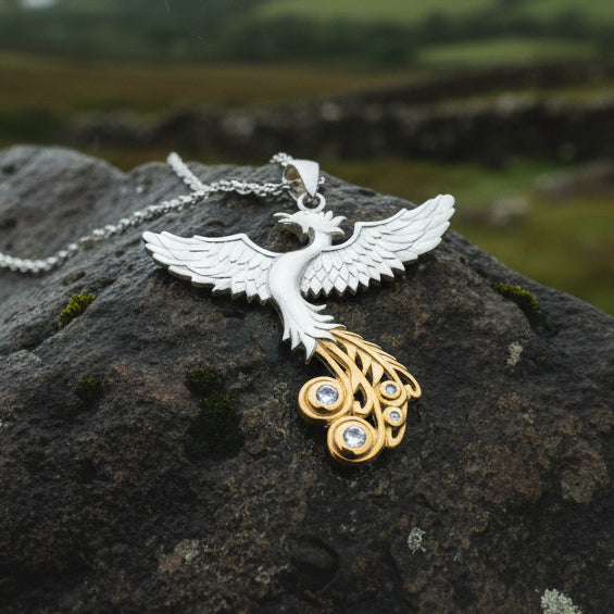 Phoenix Gemstone Necklace