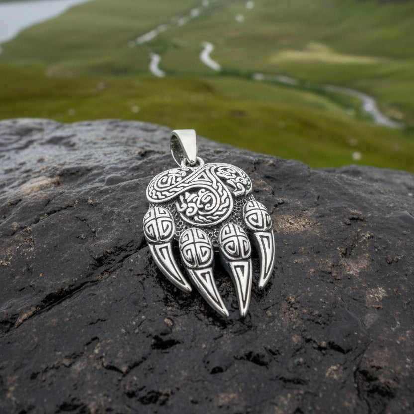 Mathan Celtic Bear Claw Necklace