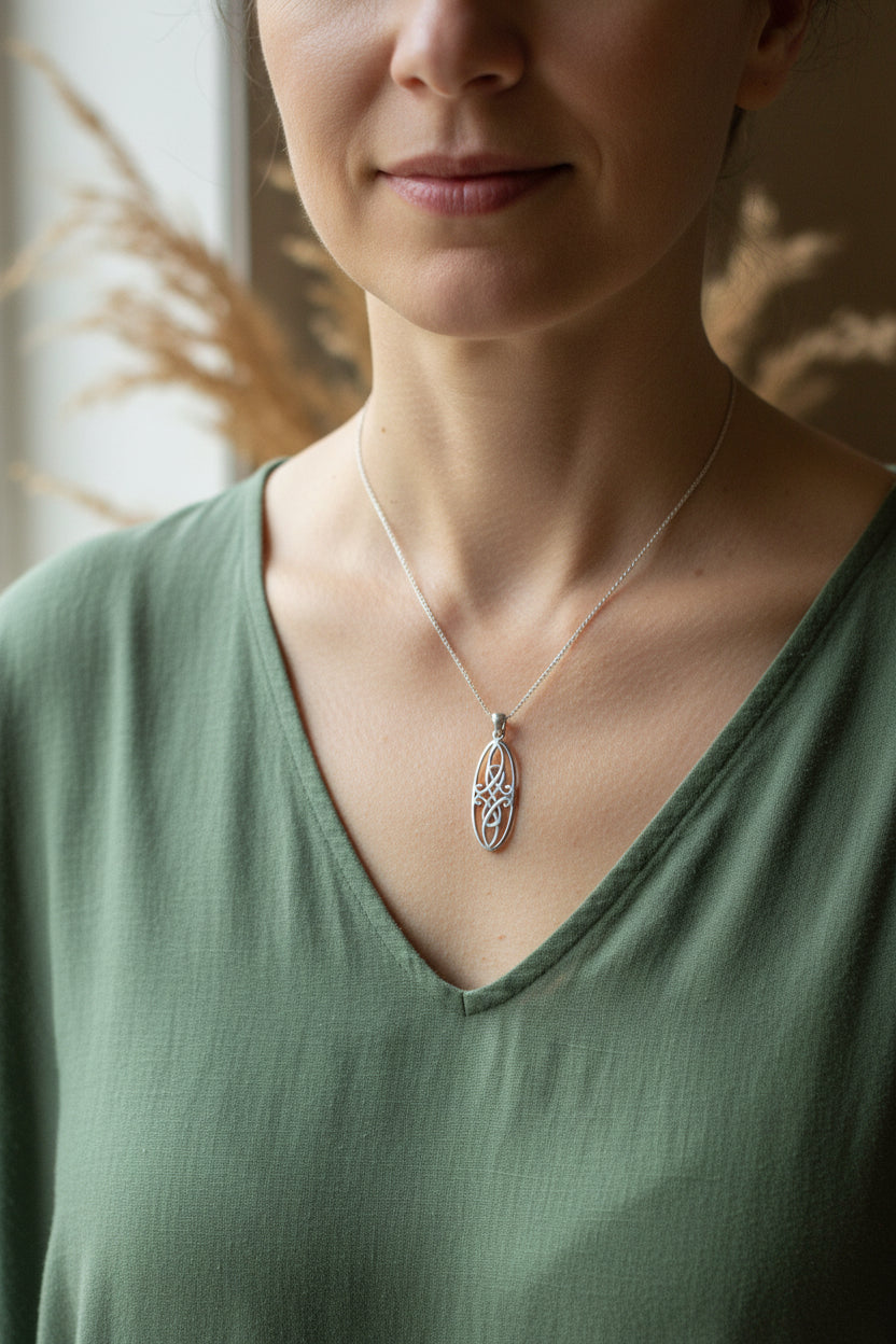 Gillian Celtic Knot Necklace