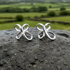 Celtic Cross Stud Earrings