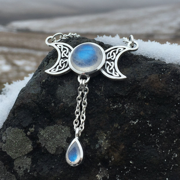 Celtic Moon Necklace