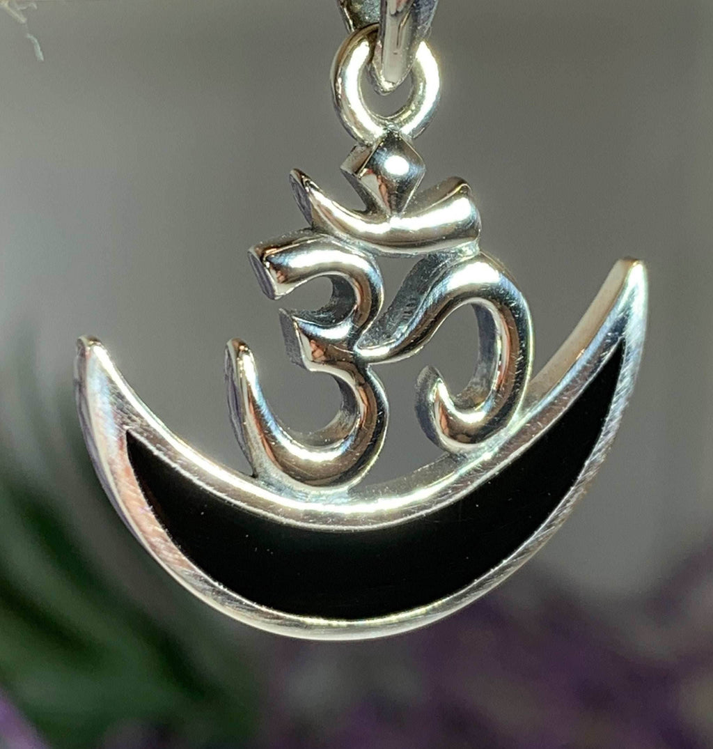 Moon Om Necklace - Black Onyx