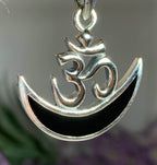 Moon Om Necklace - Black Onyx