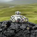 Irish Claddagh Trinity Knot Ring