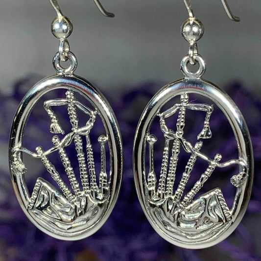 Celtic Bagpipes Earrings - 