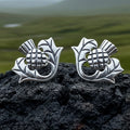 Invergarry Thistle Flower Earrings