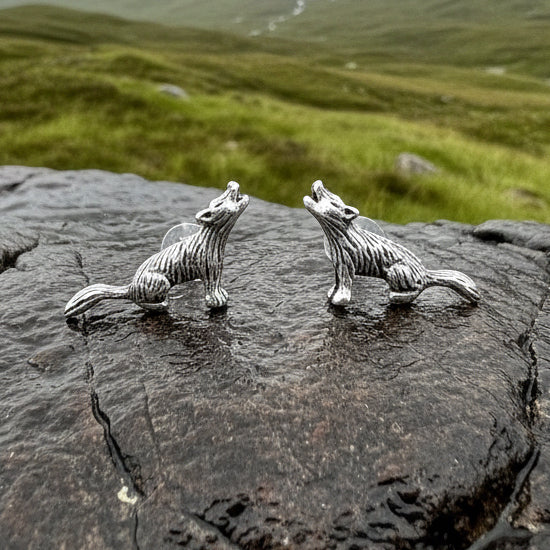 Howling Wolf Earrings