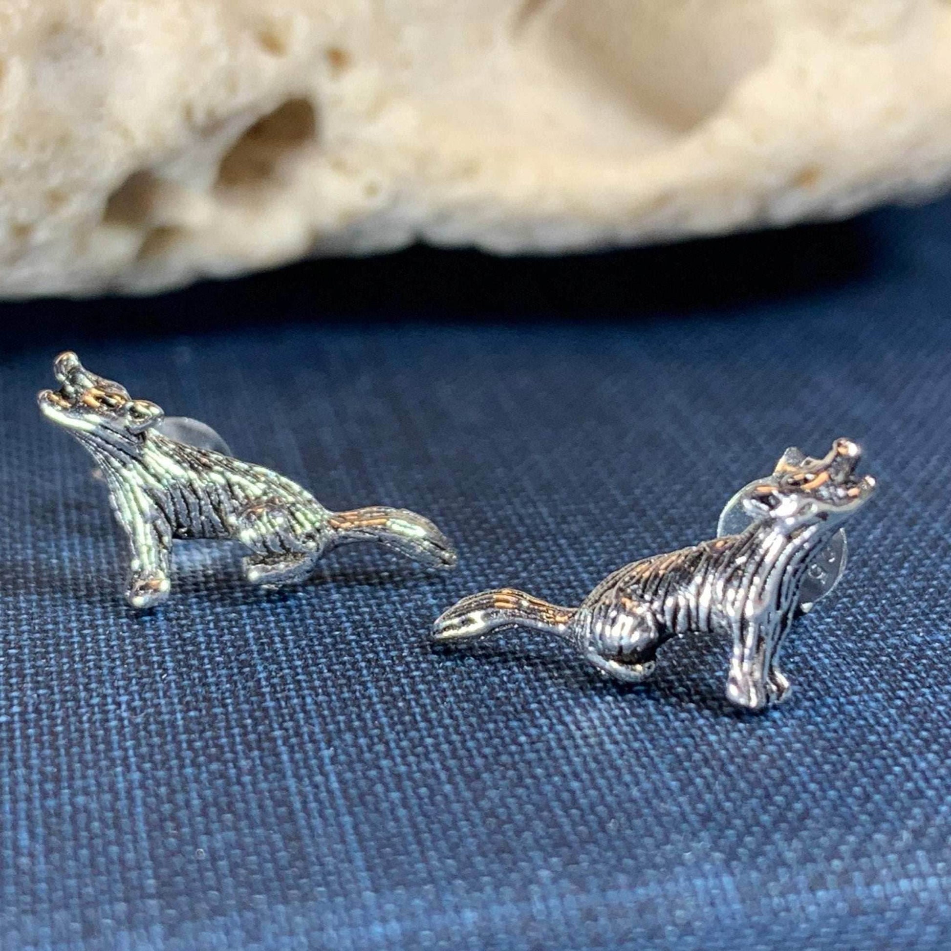Howling Wolf Earrings - 